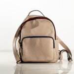 Rucsac Casual, geanta beige, avant-garde, geanta eleganta, geanta moderna, geanta casual, Rucsac Casual din Piele Naturală