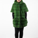 palton lux, emerald luxe, blana naturala, palton premium, palton elegant, Palton de lux din blană naturală Emerald Luxe