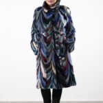 haina exclusiva, blana naturala, model contemporan, haina moderna, haina premium, Haină Exclusivă din Blană Naturală cu Model Contemporan
