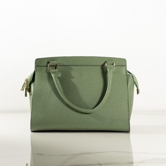 geanta verde pastel, piele naturala, geanta eleganta, geanta moderna, geanta casual, Geantă elegantă din piele - Verde Pastel