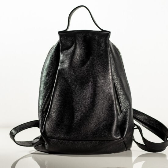 rucsac casual, piele naturala, black elegance, rucsac modern, rucsac urban, Rucsac casual din piele naturală – Black Elegance