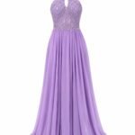 Rochie Lungă de Seară Lilia cu Corset Brodat și Fustă din Văal Vaporos